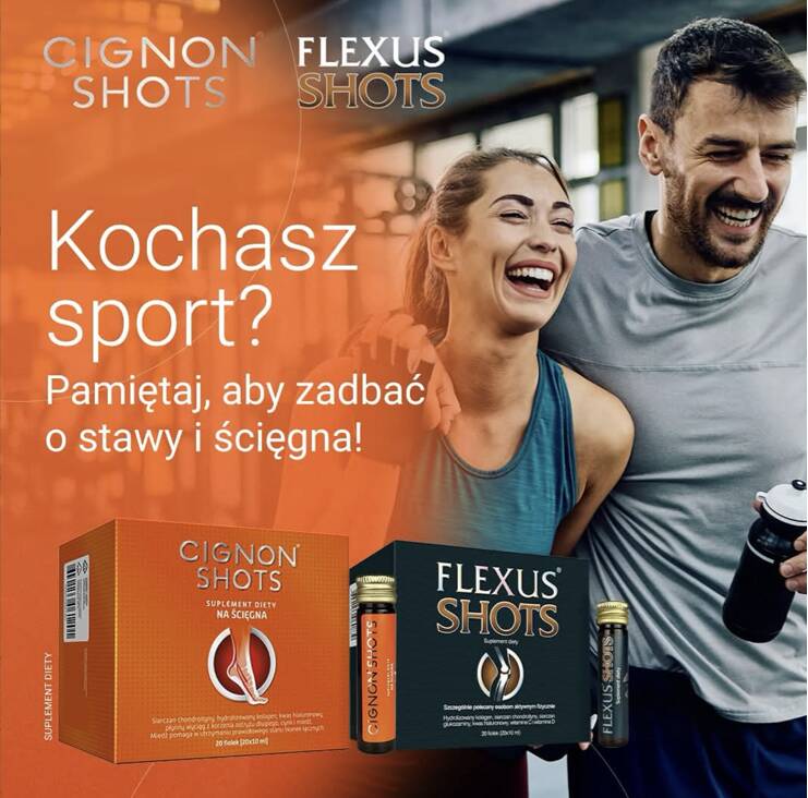 Zadbaj o stawy i ścięgna z kolagenem Flexus Shots