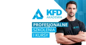 Stoisko marki KFD z prezentacją Akademii KFD na Mistrzostwach Polski w Kulturystyce i Fitness w Kielcach