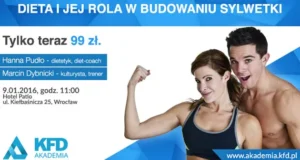 Hanna Pudło i Marcin Dybnicki prowadzą szkolenie dietetyczne Akademia KFD Wrocław