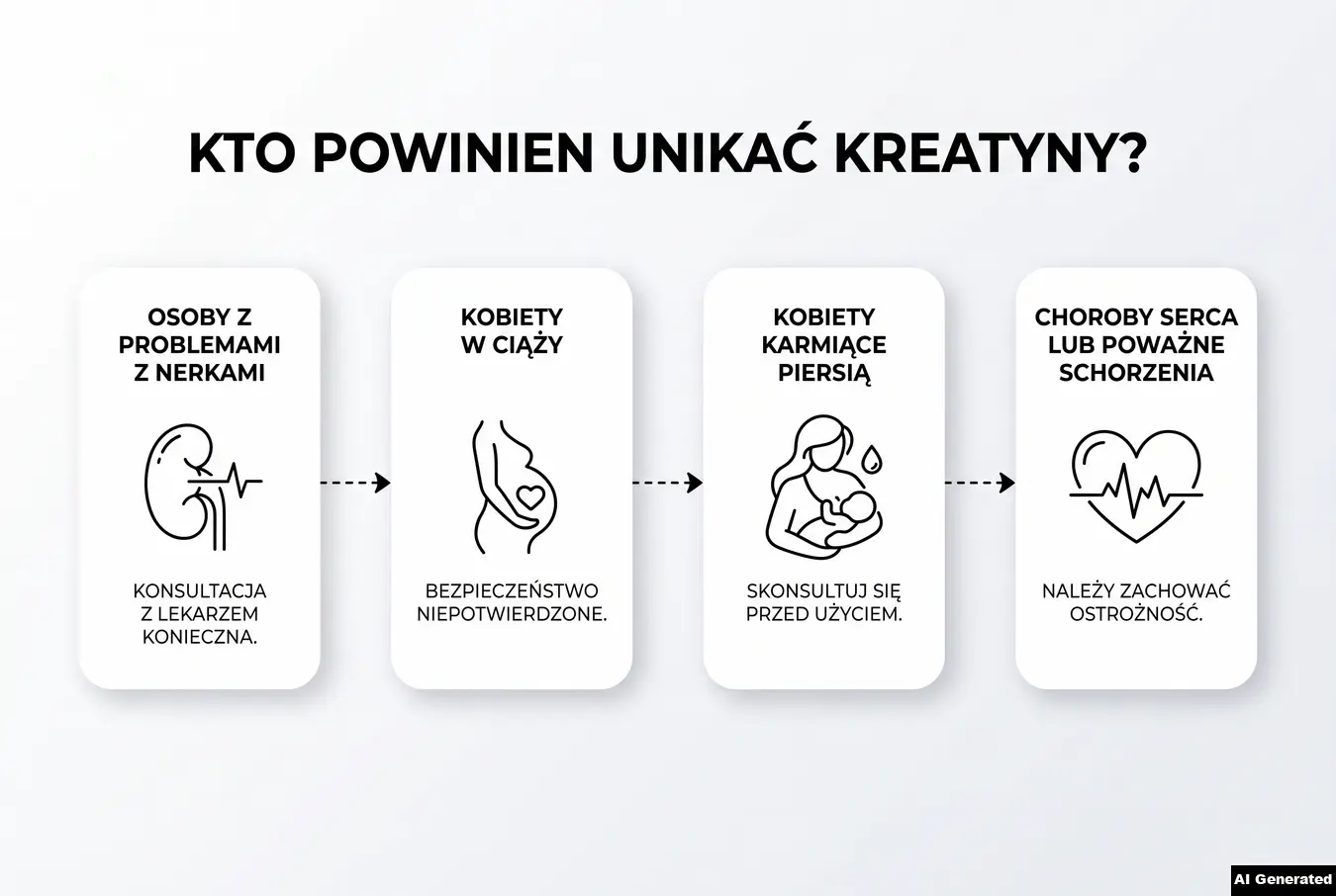 Przeciwwskazania do stosowania kreatyny.
